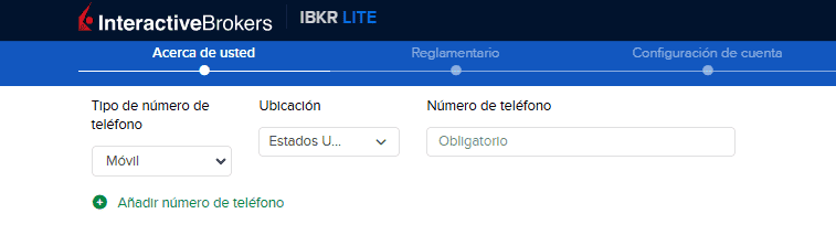 como registrarse en interactive brokers - paso 5