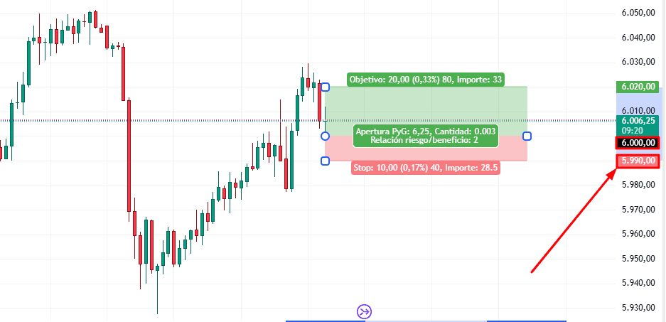 calcular el tamaño de posicion paso 2
